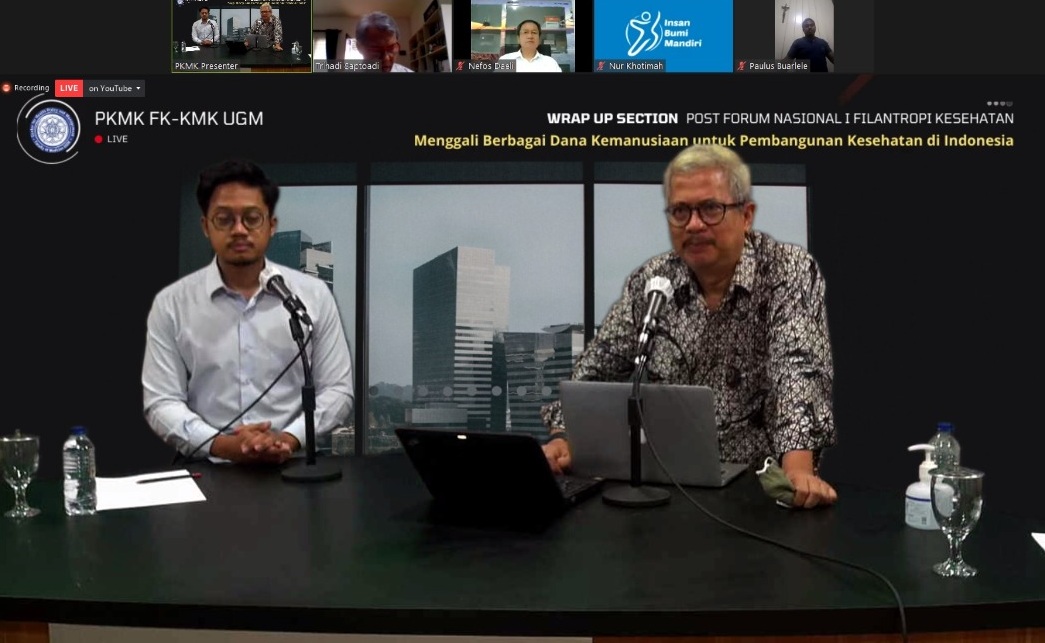 Reportase Wrap Up Session Post Forum Nasional 1  Filantropi Kesehatan