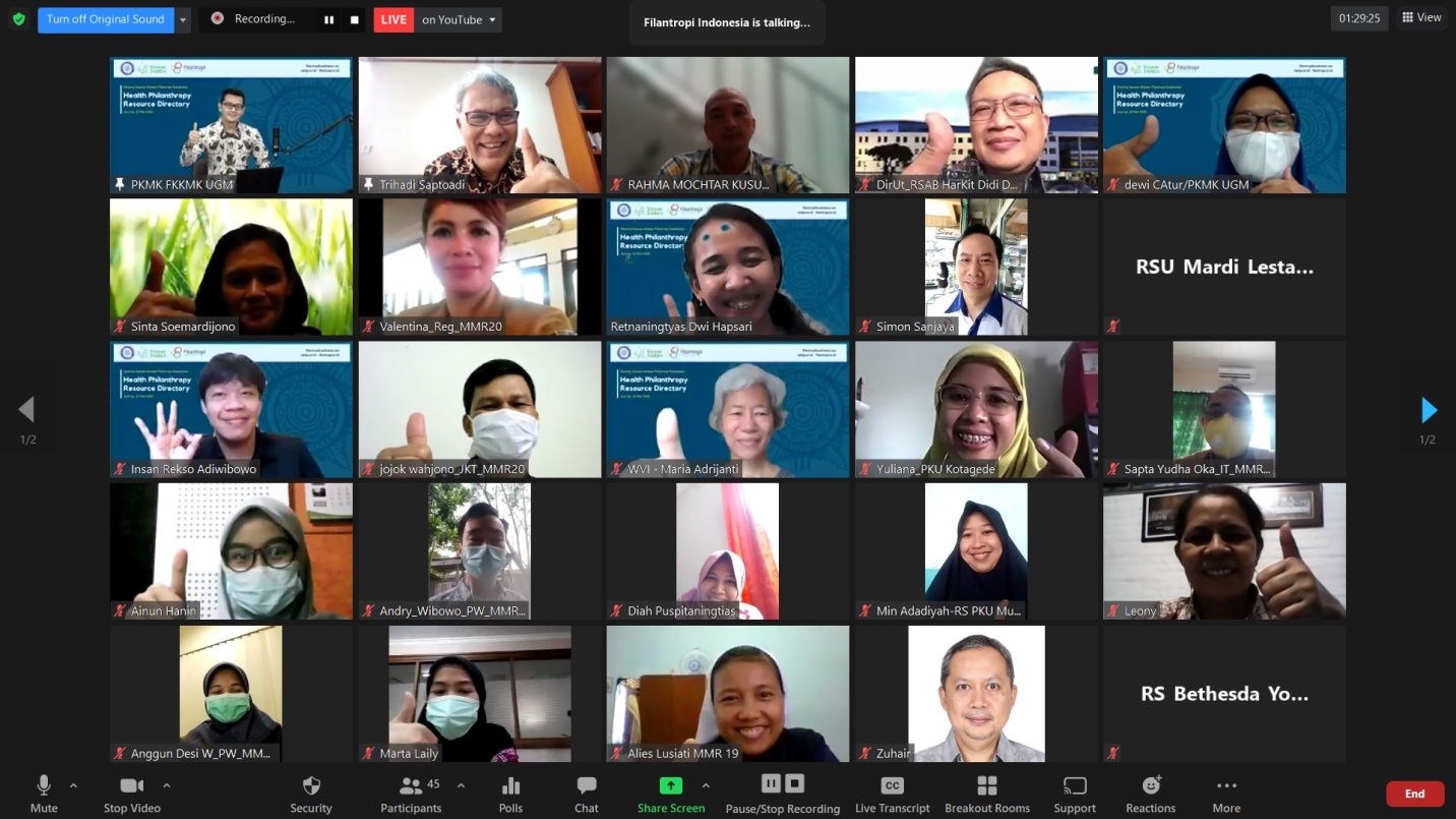 Peluncuran Situs Health Philanthropy Resource Directory